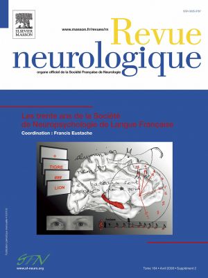 Revue Neurologique Illustration publication Dr Millot, neurologue à Dijon